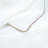 Beige Piping bed sheet bundle sets from ulinen