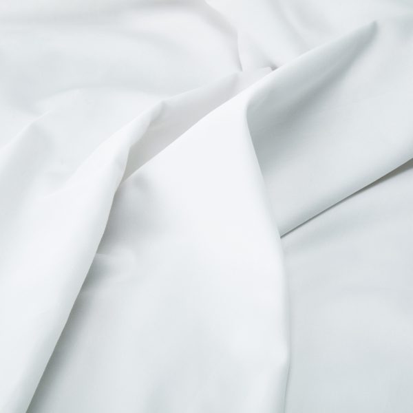 White Solid colour bedsheet from ulinen.ae